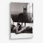 The Pool Guard – Glas 40x60 cm / Ohne Rahmen