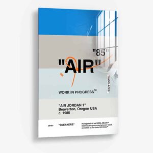 AIR Hypebeast – Glas 40x60 cm / Ohne Rahmen