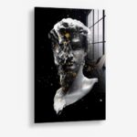 Poseidon – Glas 80x120 cm / Ohne Rahmen