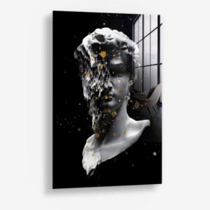 Poseidon – Glas 80x120 cm / Ohne Rahmen