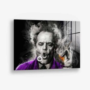 Jack Nicholson – Glas 80x120 cm / Ohne Rahmen