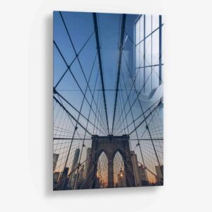 Bridge Towers - glass 40x60 cm / Ohne Rahmen