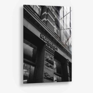 British Fashion - glass 40x60 cm / Ohne Rahmen