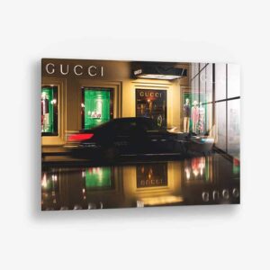 Fashion Street – Glas 40x60 cm / Ohne Rahmen