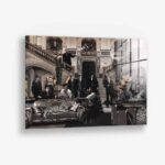 Gangsters Paradise – Glas 100x150 cm / Ohne Rahmen
