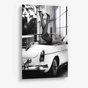 High Heels Classic - Glas 100x150 cm / Ohne Rahmen