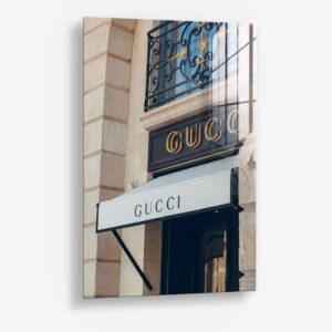 Italian Boutique - Glas 60x90 cm / Ohne Rahmen