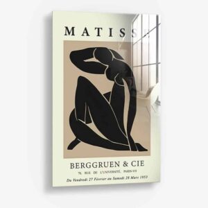 Matisse - Glas 100x150 cm / Ohne Rahmen