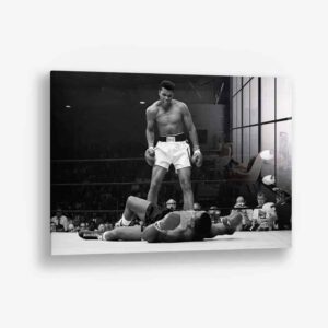Muhammad Ali vs Sonny - Glas 40x60 cm / Ohne Rahmen