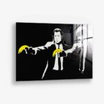 Pulp Fiction - Glas 40x60 cm / Ohne Rahmen