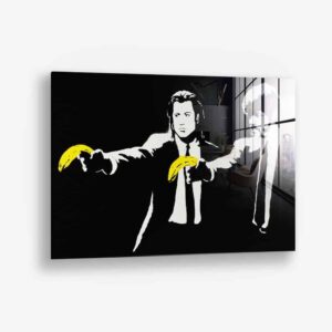 Pulp Fiction - Glas 40x60 cm / Ohne Rahmen