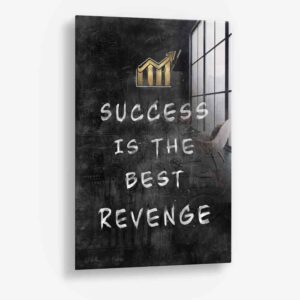 Revenge - Glas 40x60 cm / Ohne Rahmen