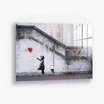 The Floating Love - Glas 80x120 cm / Ohne Rahmen