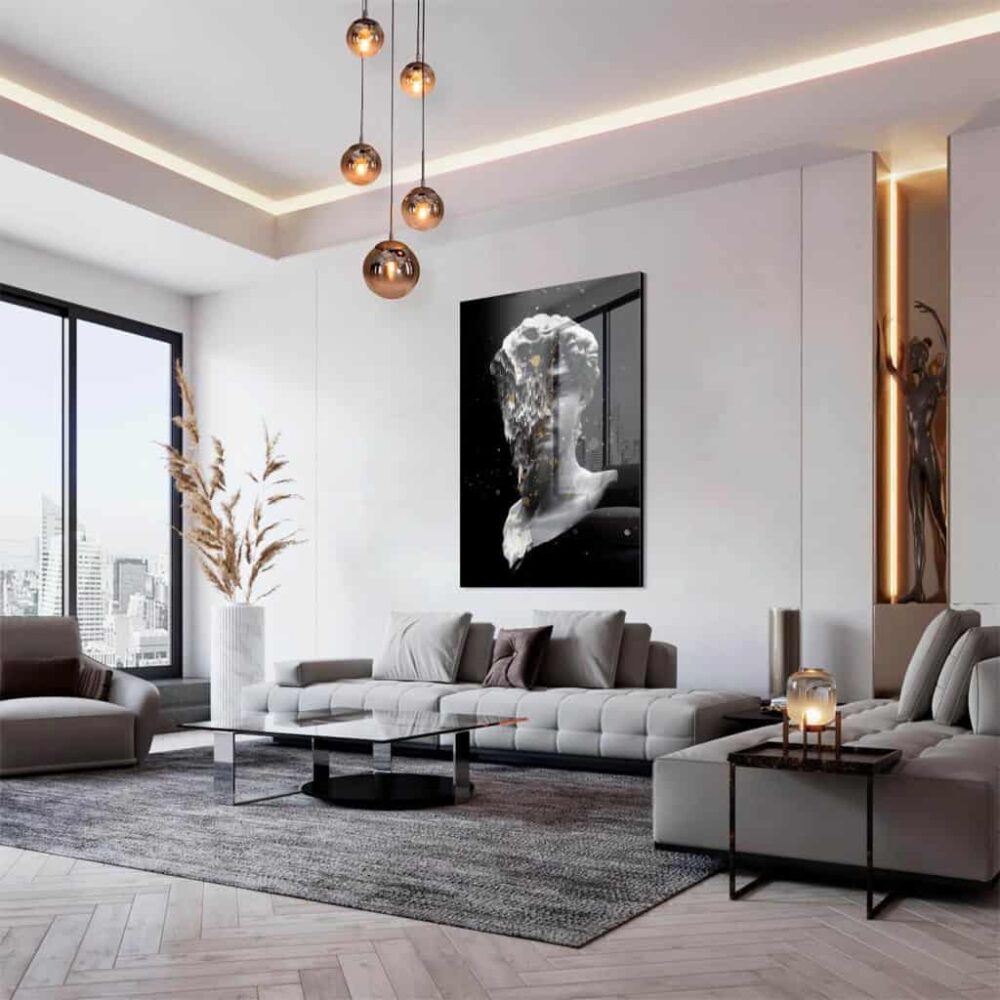 Poseidon – Glas 80x120 cm / Ohne Rahmen – Bild 2