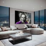 Jack Nicholson – Glas 80x120 cm / Ohne Rahmen – Bild 2
