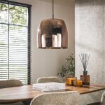 Hängelampe 1L Treibglas / Kupferfarbenes Glas – Bild 2