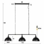 Hängelampe 3L Industrial – Bild 4