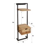 Nachttisch Air Solid XS / Massive Akazie natur – Bild 4