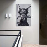 The Guard Dog - Glas 40x60 cm / Ohne Rahmen – Bild 2