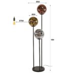 Stehlampe 3x Ø25 stellar – Bild 4