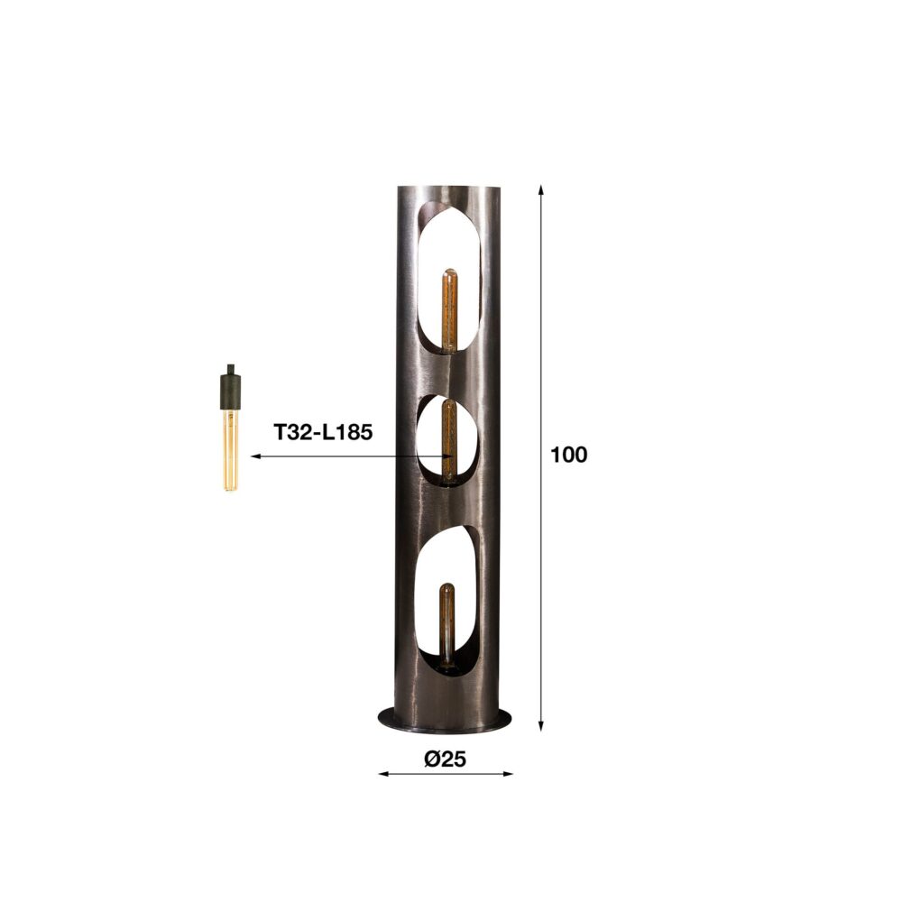 Stehlampe Ø25 organic cylinder L – Bild 3