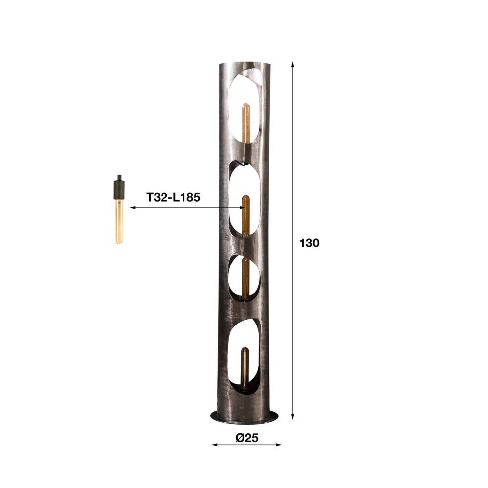 Stehlampe Ø25 organic cylinder XL – Bild 3