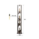 Stehlampe Ø25 organic cylinder XL – Bild 3