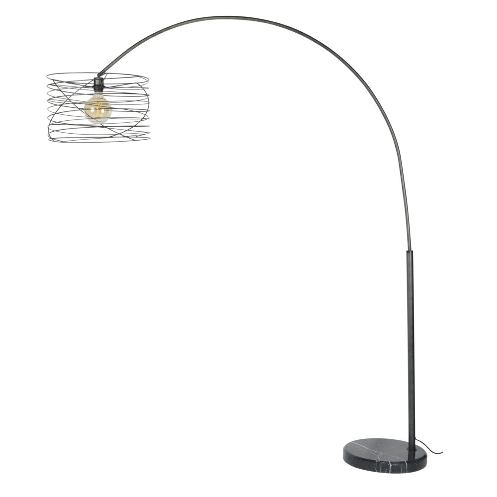 Bogenlampe Ø45 Curl / Anthrazit – Bild 3