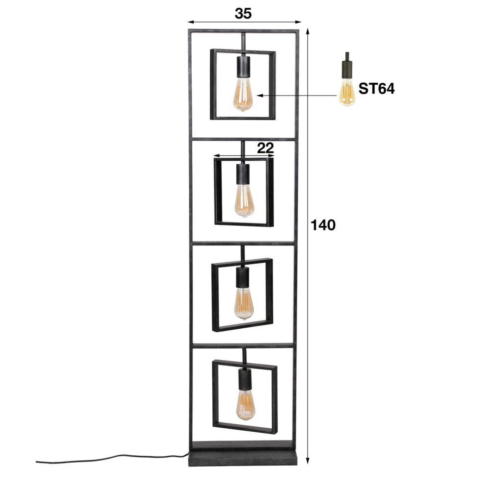 Stehlampe 4L Squared – Bild 6