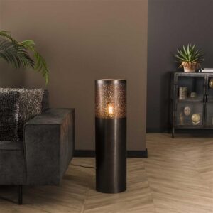 Stehlampe Cylinder Punch dark - 90cm