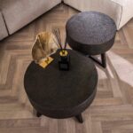 Couchtisch Ø60 mit niedrigem, sperrigem Eisen – Bild 3