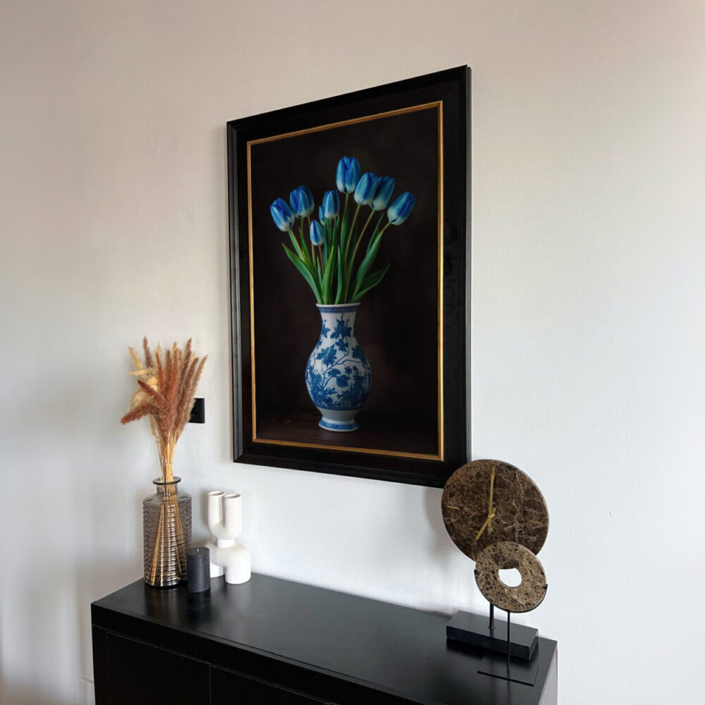 Blue Tulips - Art Frame – Bild 1