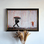 Colored Rain - Art Frame