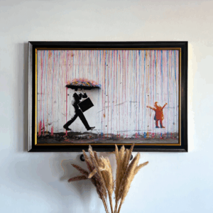 Colored Rain - Art Frame