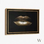 Golden Lips - Art Frame – Bild 4