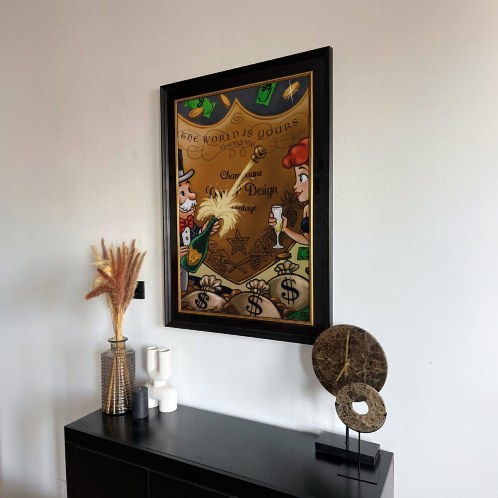 Monopoly Champagne - Art Frame – Bild 1