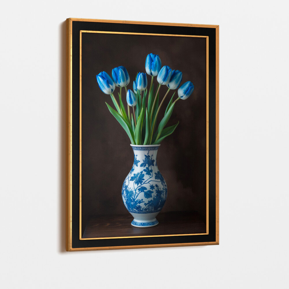 Blue Tulips - Art Frame – Bild 3