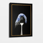 Delft Blue Shrimp - Art Frame – Bild 4