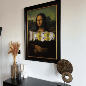 The Rich Mona - Art Frame
