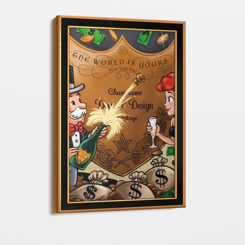Monopoly Champagne - Art Frame – Bild 3