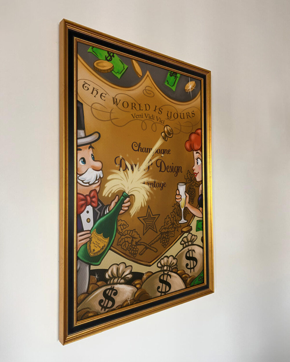 Monopoly Champagne - Art Frame – Bild 2