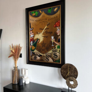 Monopoly Champagne - Art Frame