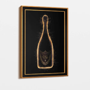 Golden Bottle - Art Frame-3
