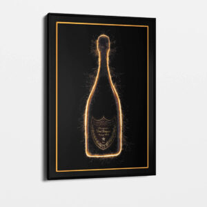Golden Bottle - Art Frame-4