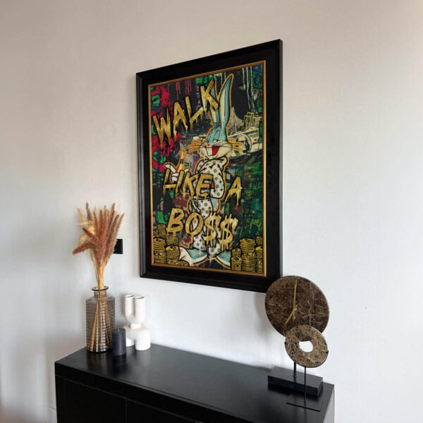 Walk like Boss - Art Frame