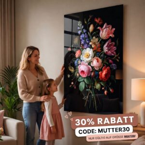 Muttertagsaktion auf alle unsere 80x120-Glasplatten